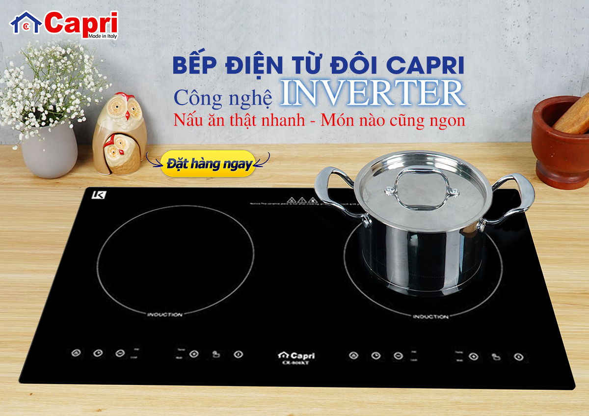 Bếp từ đôi Capri CR-808KT